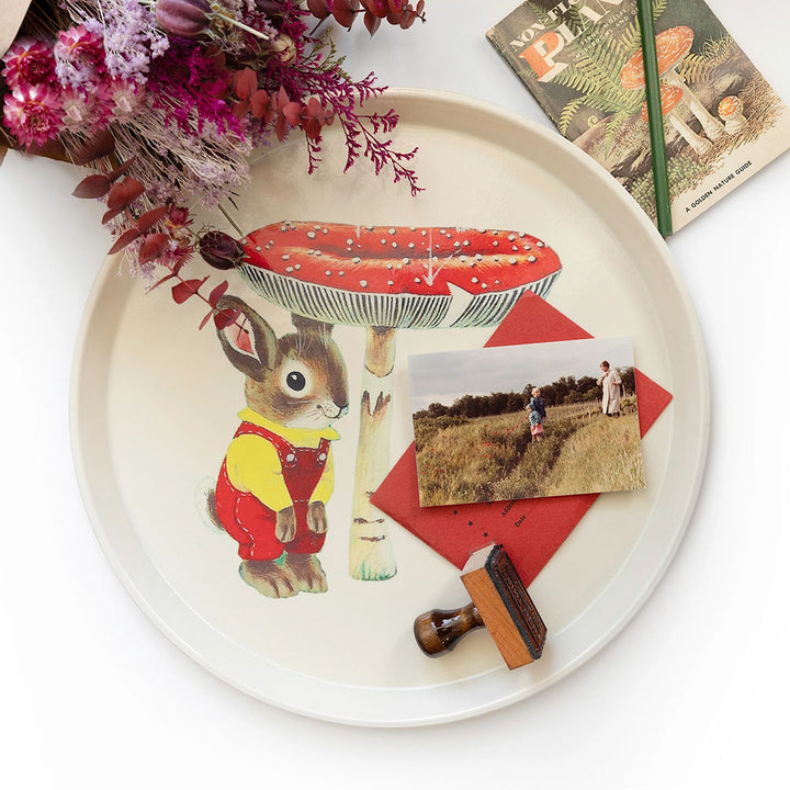 NEW Richard Scarry® - Nicholas Bunny Large Vintage-Style Round Tray