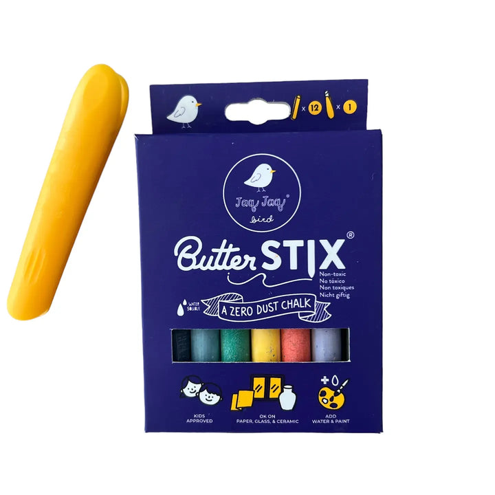 ButterStix® Set - 12pcs Muted Pastels Colors + Holder