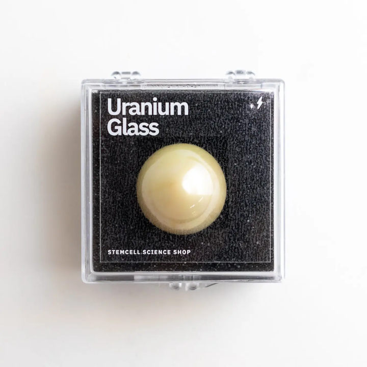 Yellow Uranium Glass Ball