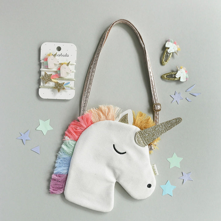 Rainbow Unicorn Ponies Hair Ties