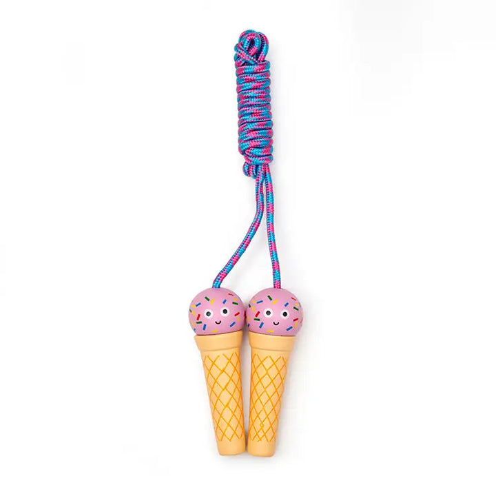 Wooden Ice Cream Skipping Rope