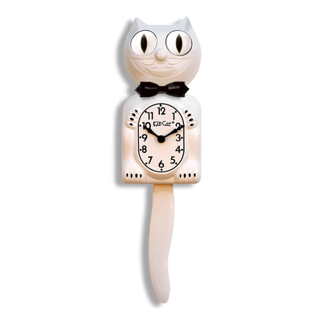 Limited Edition Kit Cat Clock- White