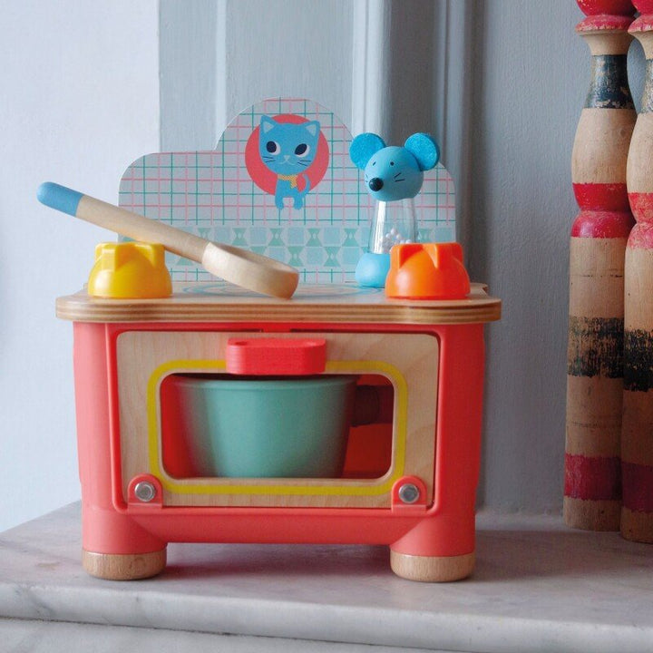 Wooden Role Play - Minicook Kitten Stove