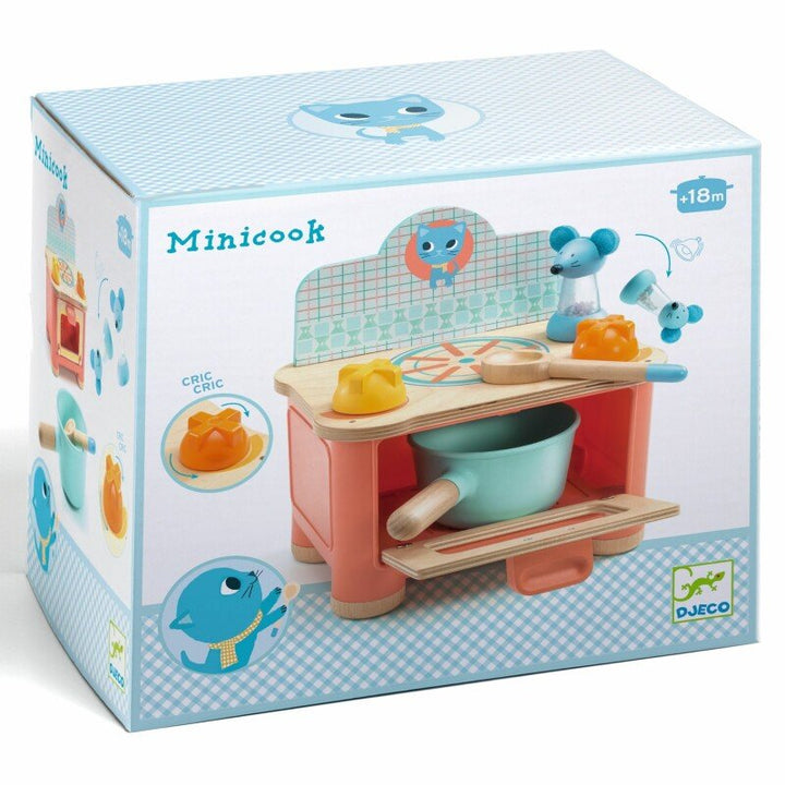 Wooden Role Play - Minicook Kitten Stove