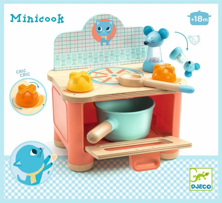 Wooden Role Play - Minicook Kitten Stove