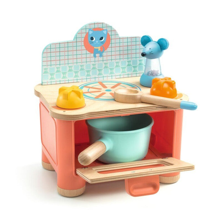 Wooden Role Play - Minicook Kitten Stove