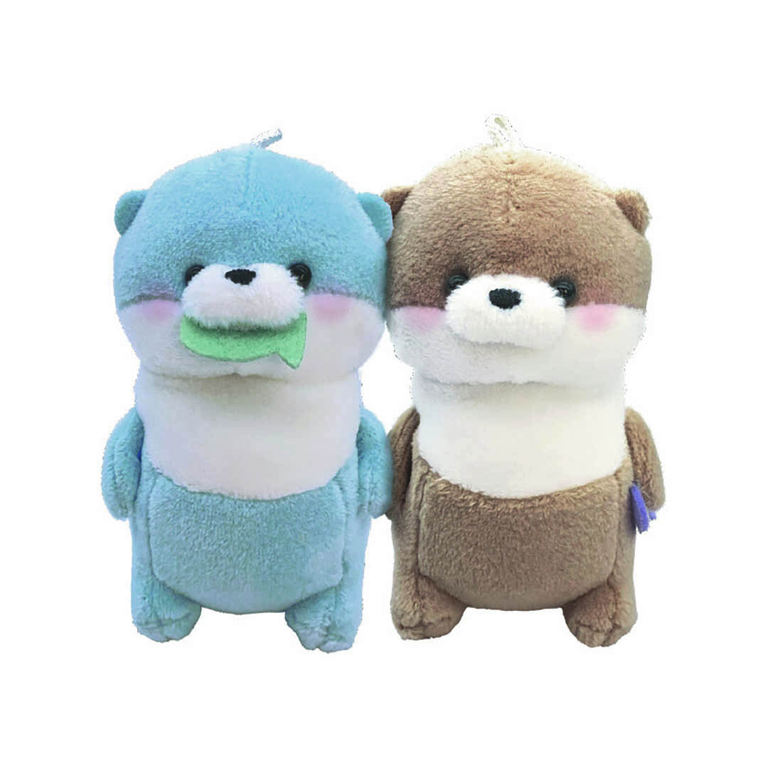 NEW Kawaii Buddy Magnetic Plush- Set of Two Otter Friends