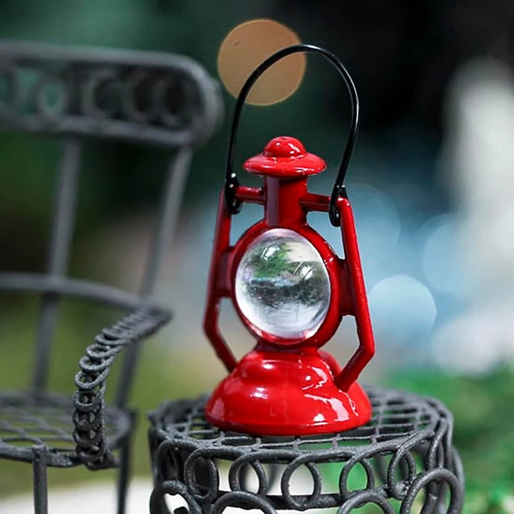 NEW Dollhouse Miniatures: Red Railroad Lantern