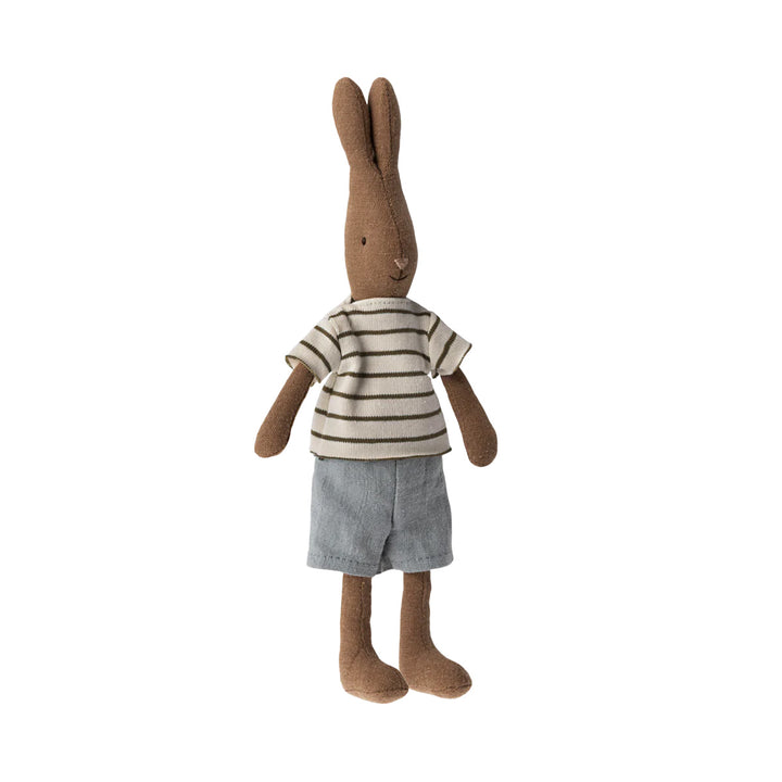 Rabbit Size 1- Chocolate Brown Striped
