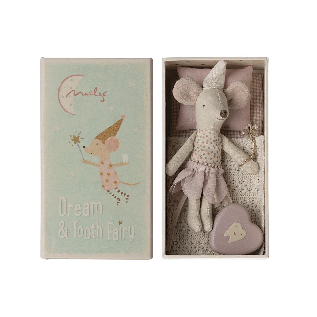 Tooth Fairy Mouse, LIttle Sister in Match Box