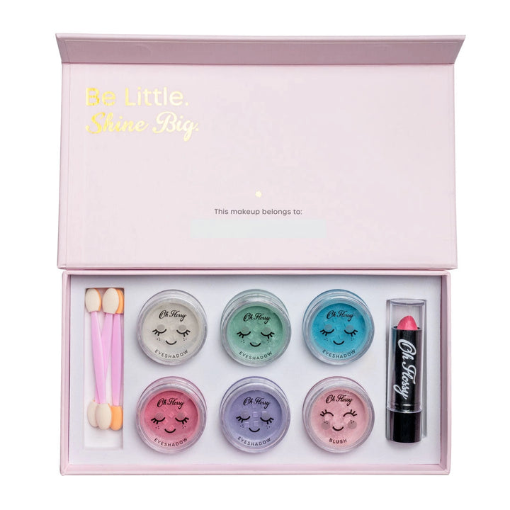 Oh Flossy Deluxe Makeup Set - Soft Pink with Sparkles