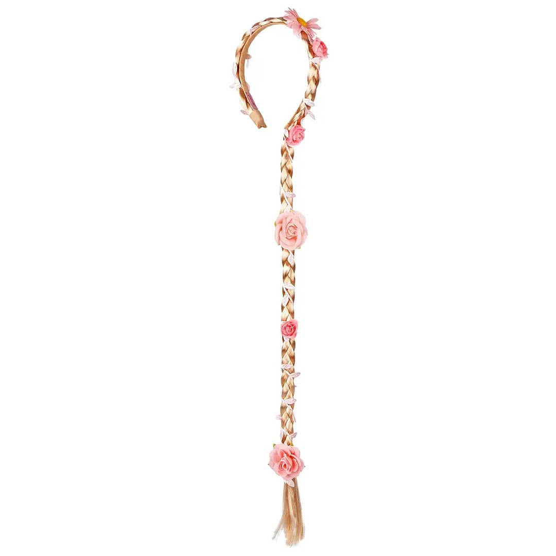 NEW Taylor Hair Band (Blonde) w/ Flowers - Costume Accessory