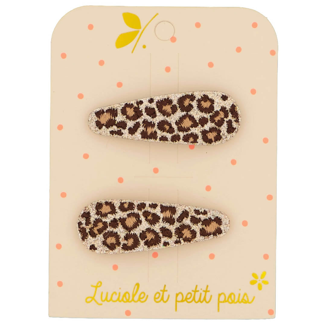 Leo Hair Clips Pair