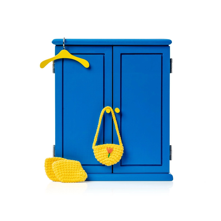 NEW Miffy Wooden Wardrobe with Hangers