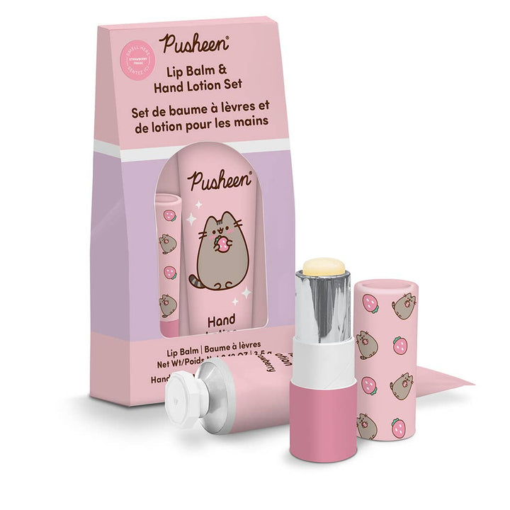 NEW Pusheen Lip Balm & Hand Lotion Set