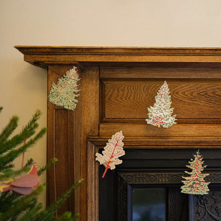Forest Sewn Paper Garland