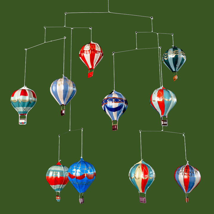 NEW Mobile Tin Retro Hot Air Balloon - Version 1