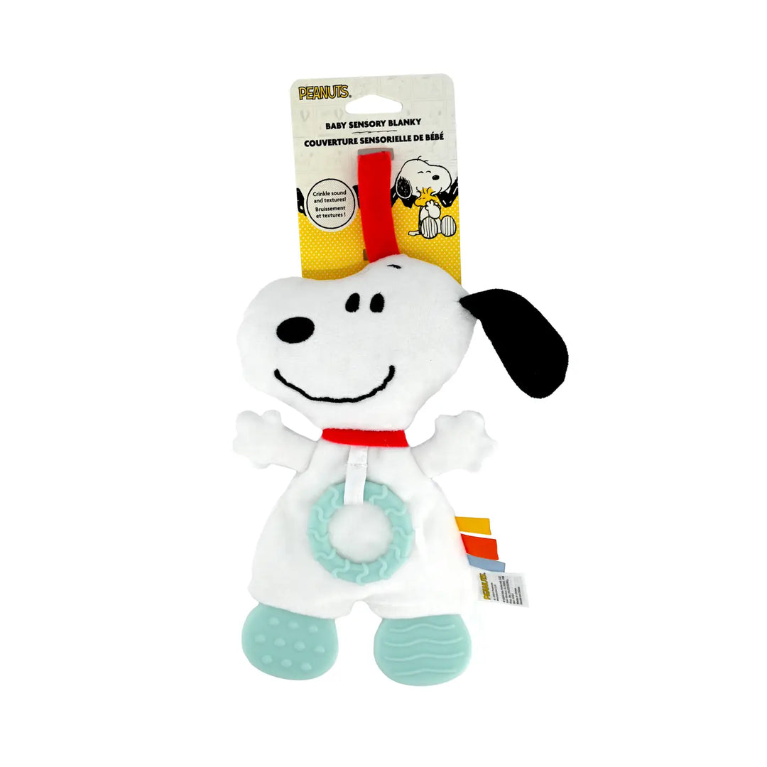 Snoopy Blanky with Crinkle Toy