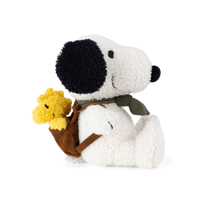 Peanuts Snoopy Plush Doll- Backpack with Woodstock 8"
