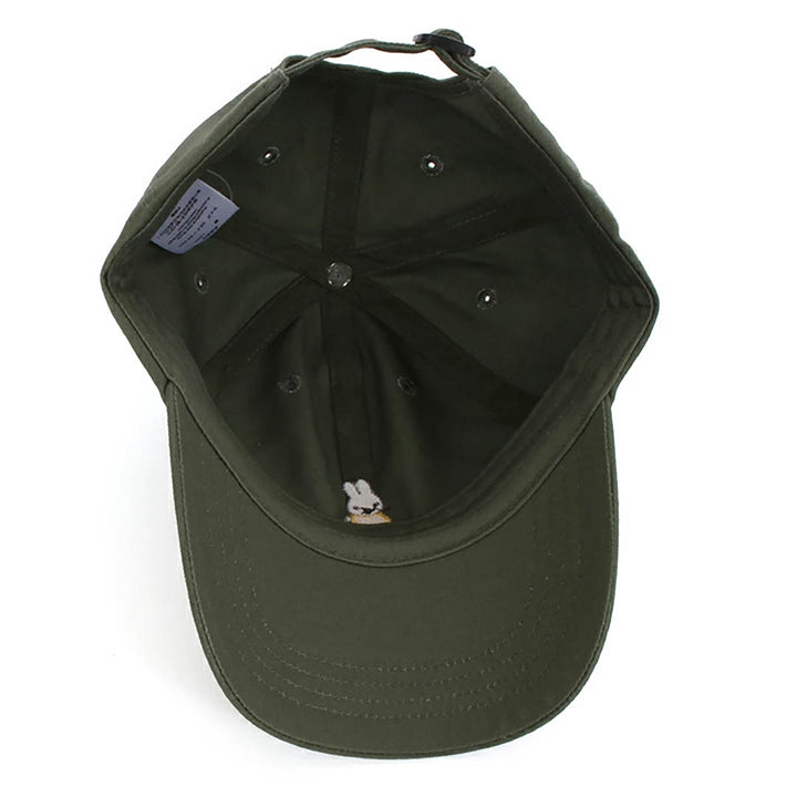 Miffy Canvas Cotton Cap - Green