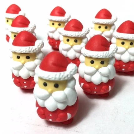 NEW Japanese Cute Erasers- Limited Edition Red Santa