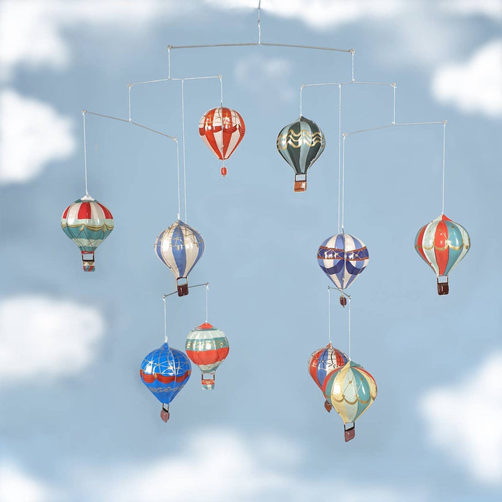 NEW Mobile Tin Retro Hot Air Balloon - Version 1