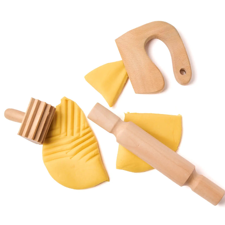 Eco-Dough - Wooden Dough Tools