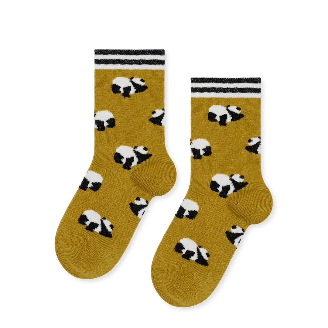 Mini Downward Panda Crew Socks