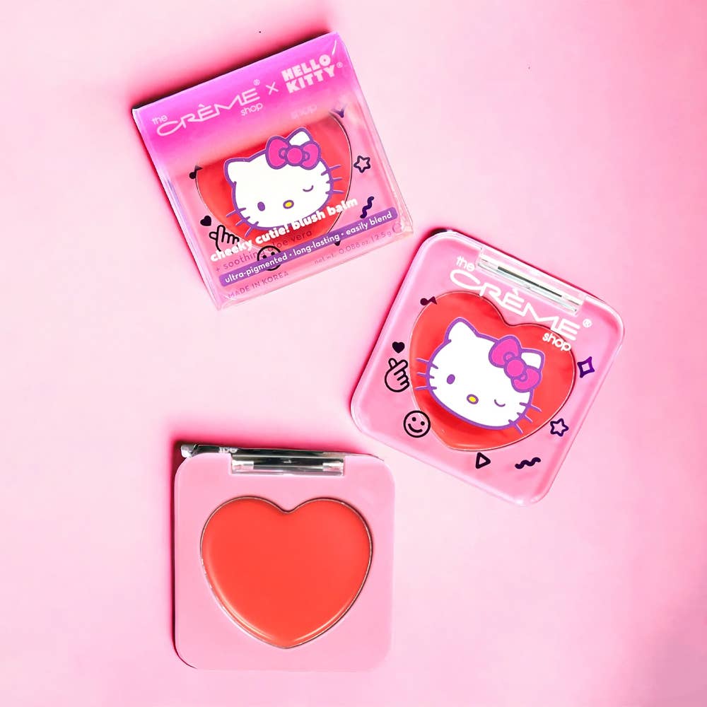 NEW Cheeky Cutie Blush Balm - Apple Blossom - The Creme Shop x Hello Kitty