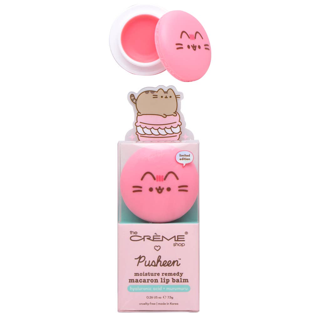 NEW Pusheen Moisture Remedy Macaron Lip Balm
