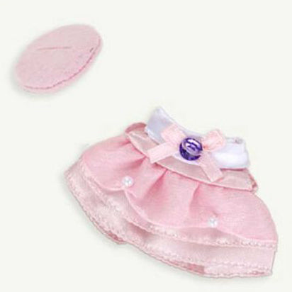 Calico Critters or Sonny Angels Dress & Hat Set- Pink