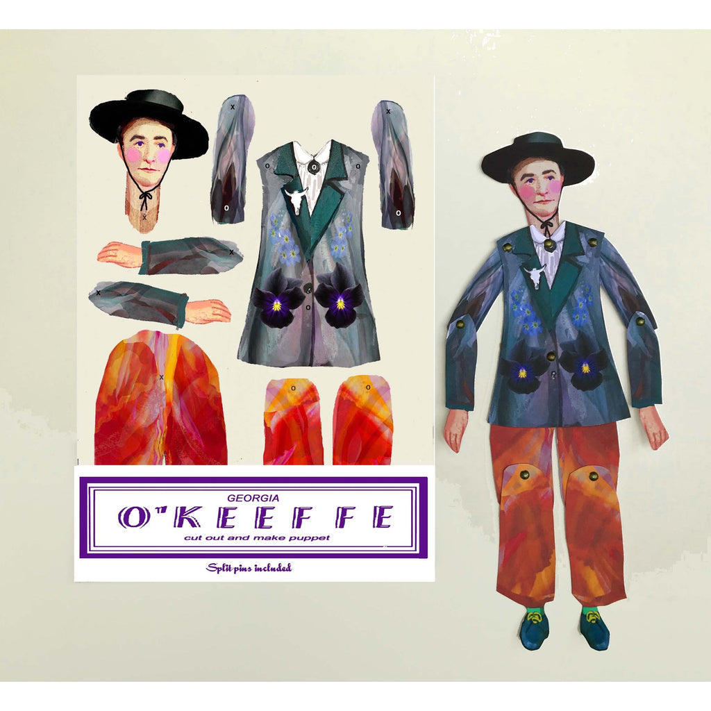 NEW Artist Paper Doll Kit: Georgia O'Keefe