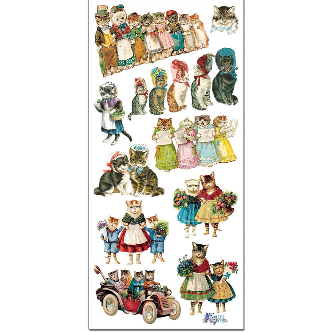 NEW Cat Sing-a-long Stickers