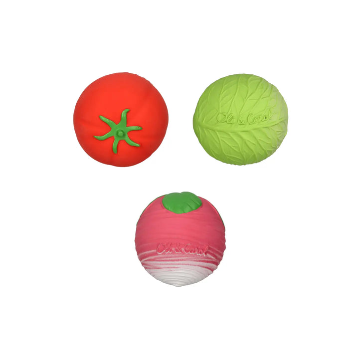 Veggie Salad Baby Sensory Balls Set