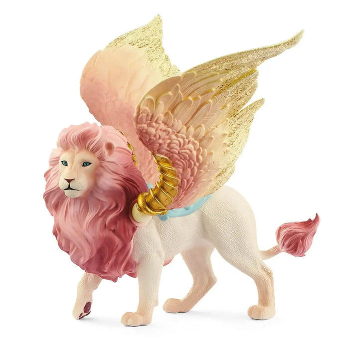 Fairy in Flight On Winged Lion Fairy Toy Playset