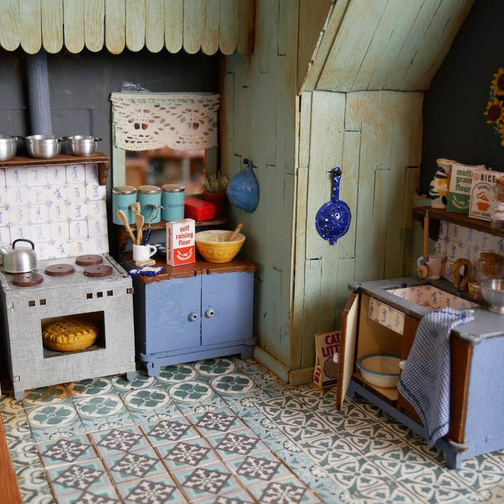 NEW Mouse Mansion Wooden DIY Furniture Kits- Kitchen