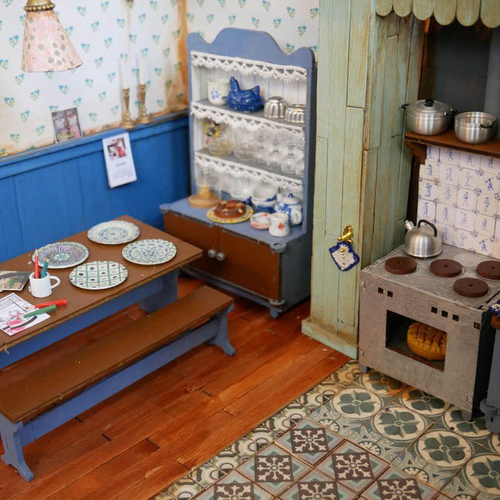 NEW Mouse Mansion Wooden DIY Furniture Kits- Kitchen