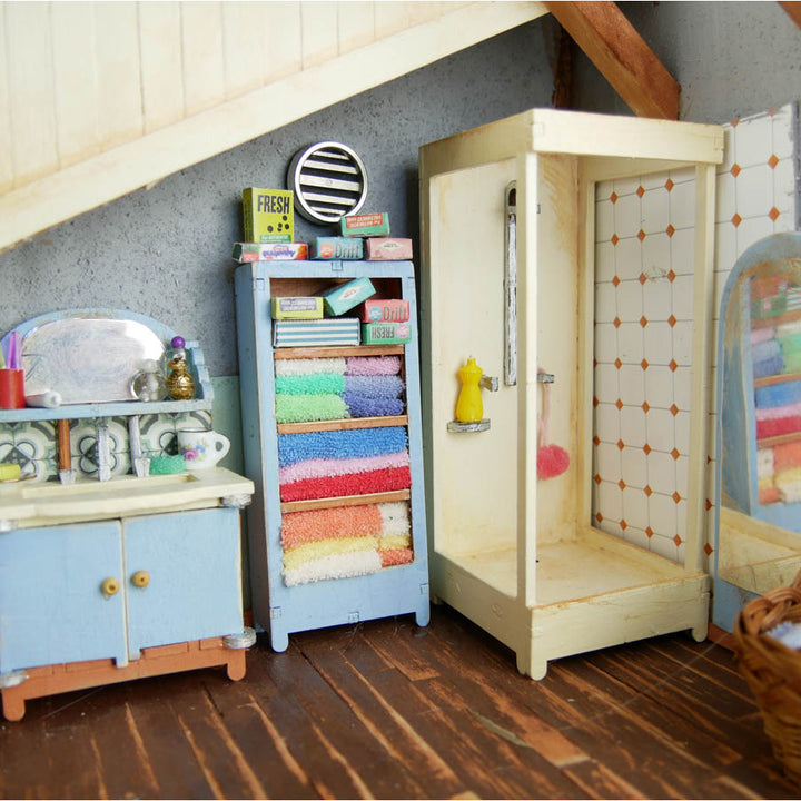 NEW Mouse Mansion Wooden DIY Furniture Kits- Bathroom