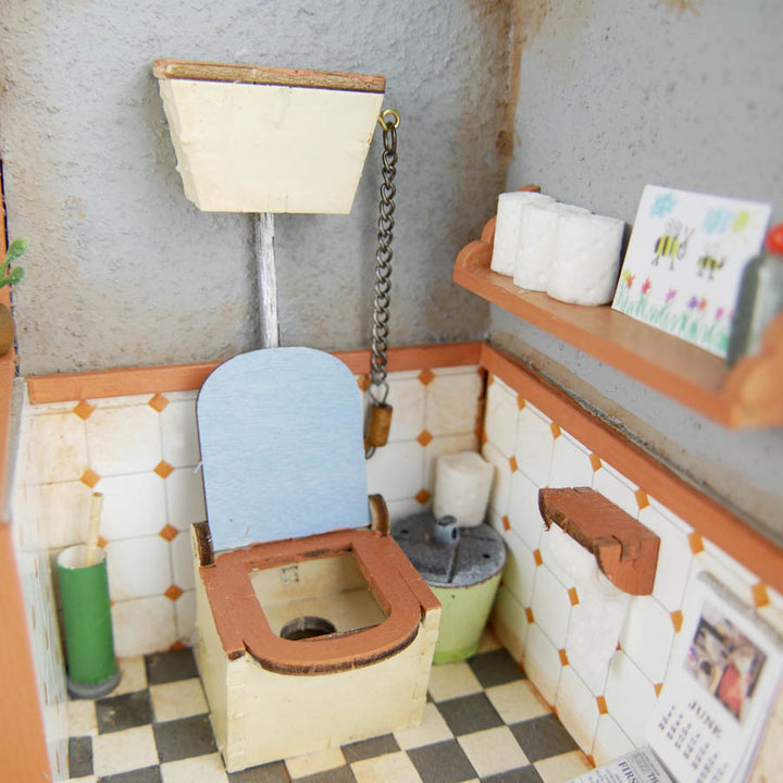 NEW Mouse Mansion Wooden DIY Furniture Kits- Bathroom