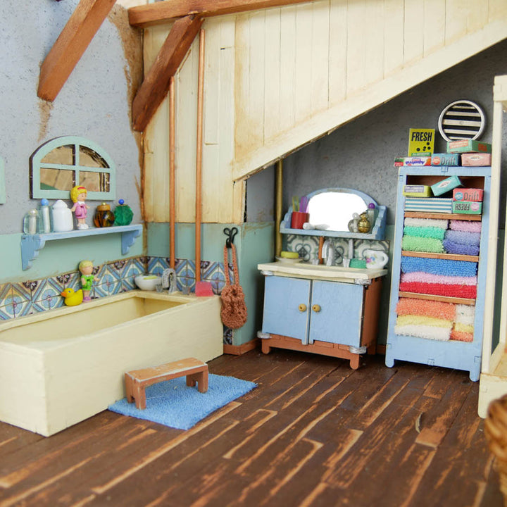 NEW Mouse Mansion Wooden DIY Furniture Kits- Bathroom