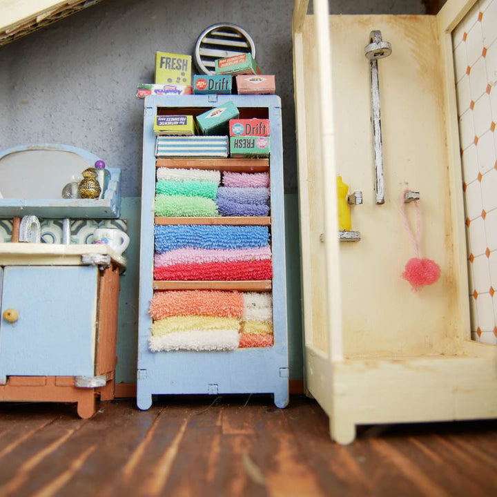 NEW Mouse Mansion Wooden DIY Furniture Kits- Bathroom