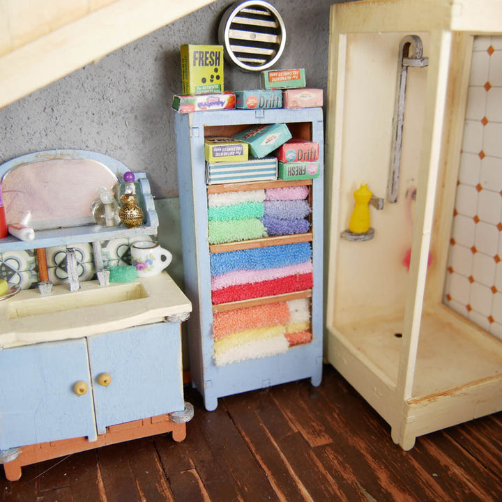 NEW Mouse Mansion Wooden DIY Furniture Kits- Bathroom