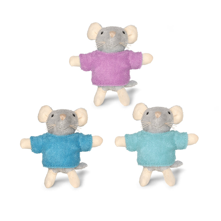 NEW Little Mouse Mansion Plush Doll- Triplets