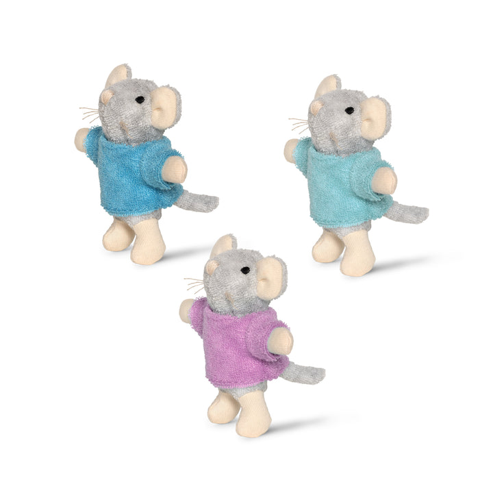 NEW Little Mouse Mansion Plush Doll- Triplets