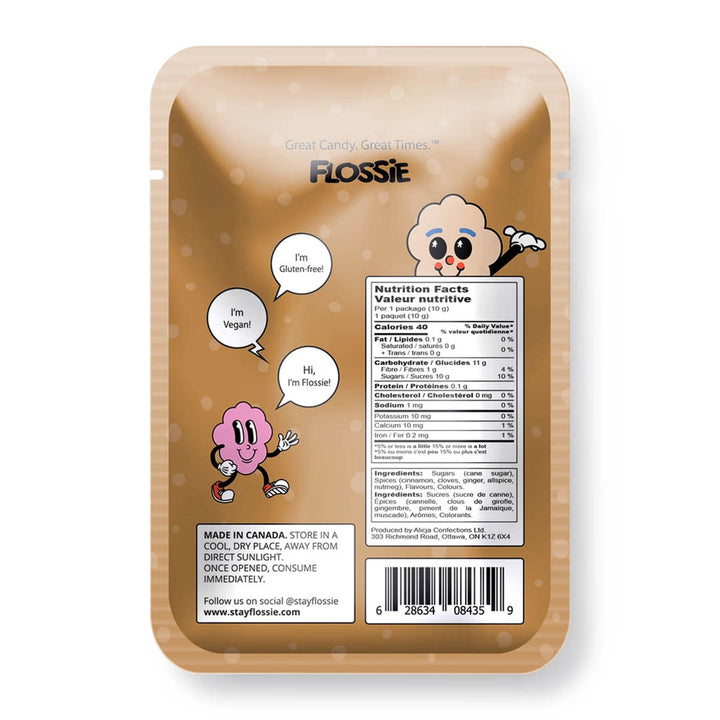 LIMITED EDITION Organic Vegan Cotton Candy- Gingerbread