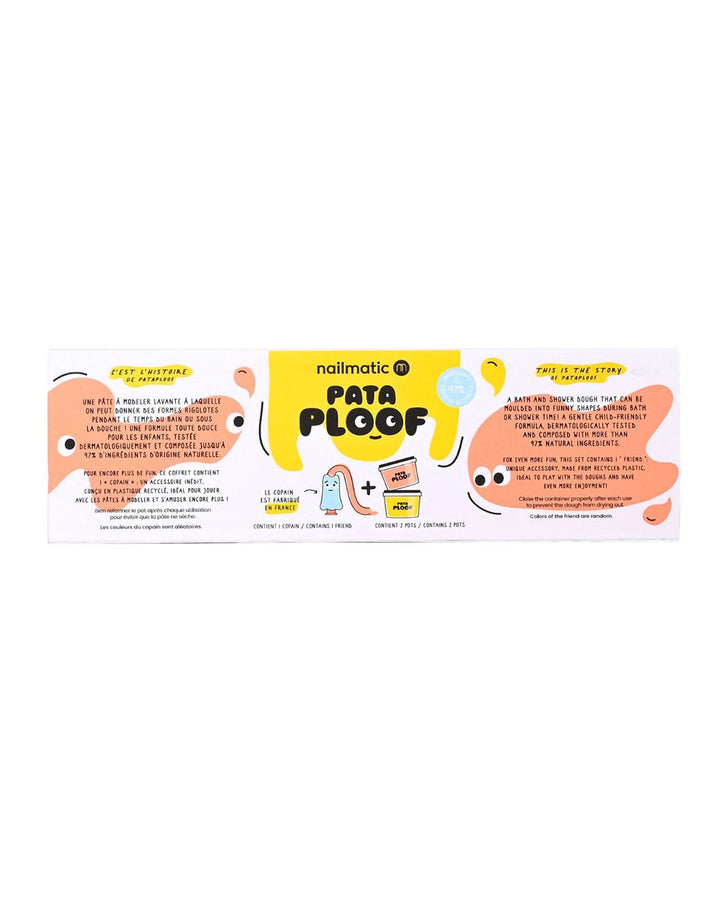NEW Soap Dough Cleansing Modeling Clay PATAPLOOF Set of 2 Blue & Pink