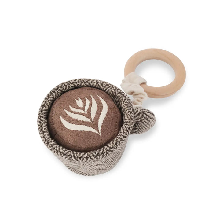 Latte Coffee Baby Rattle Toy