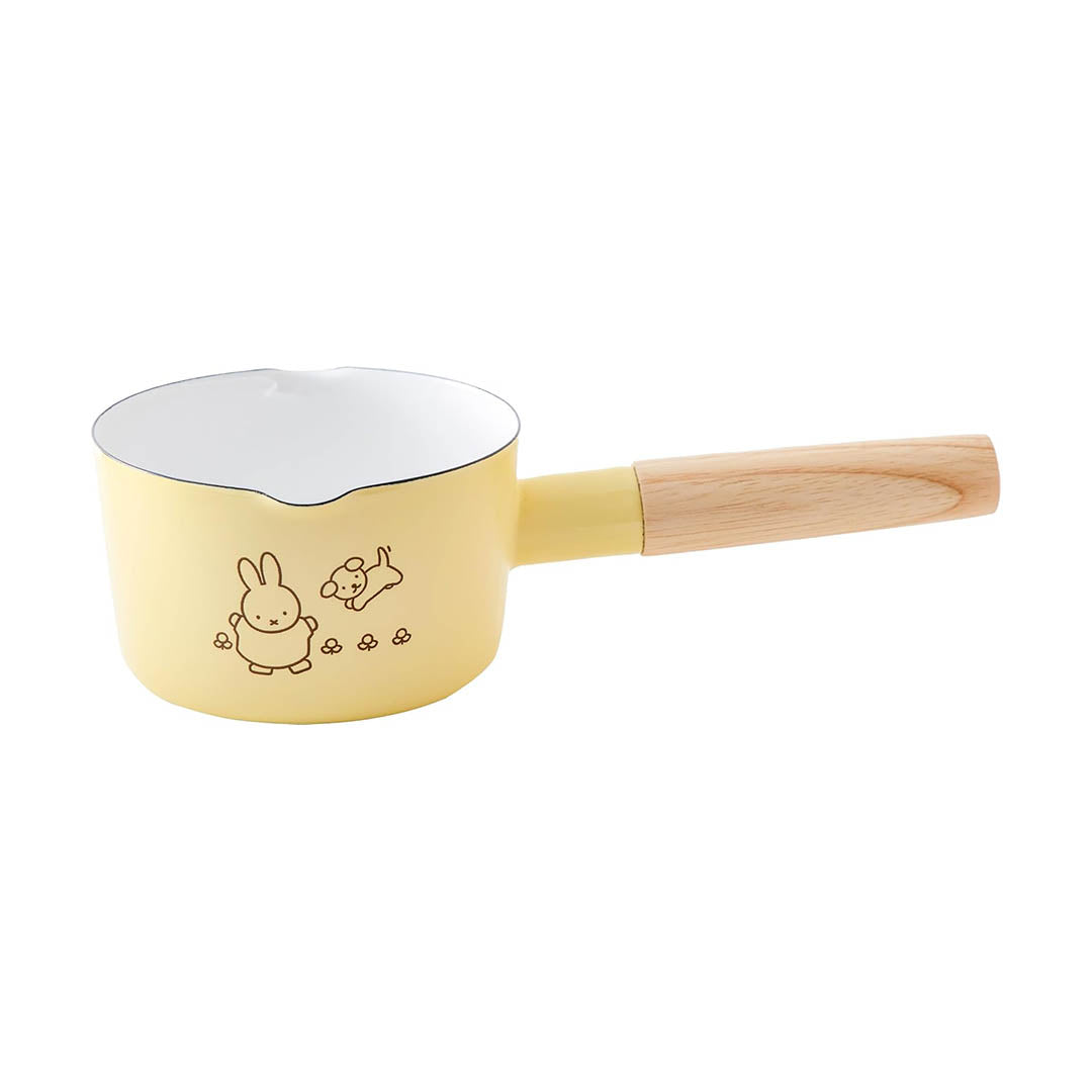NEW Miffy Fuji-horo Enamel Milk Pan
