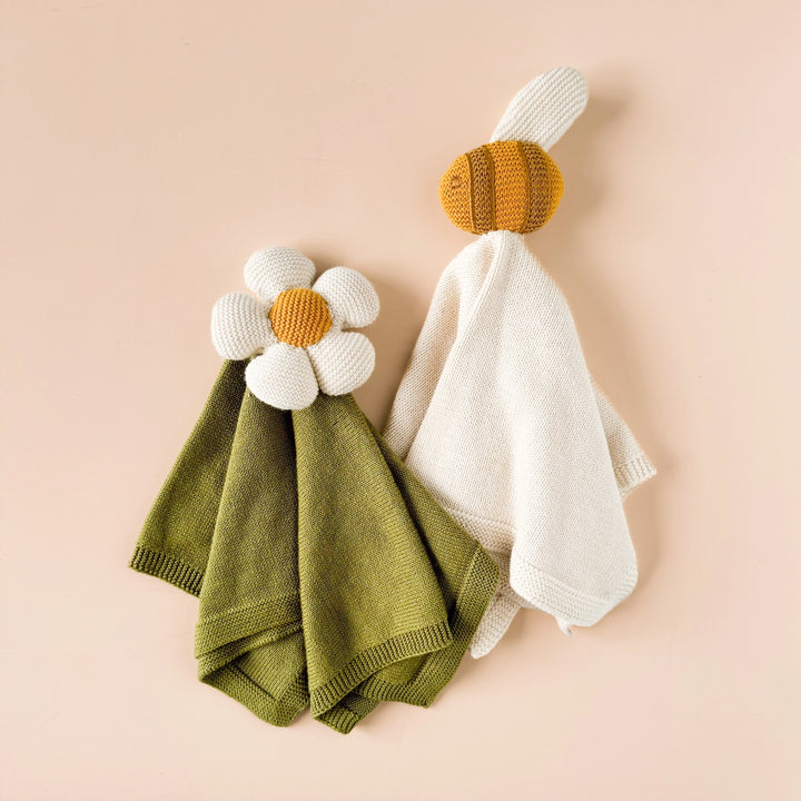 Organic Cotton Lovey Baby Blanket - Available in 2 Styles!