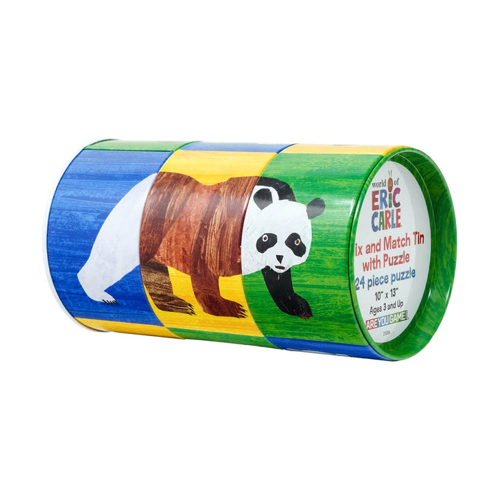 Eric Carle I Love Bears Mix and Match Tin with Puzzle